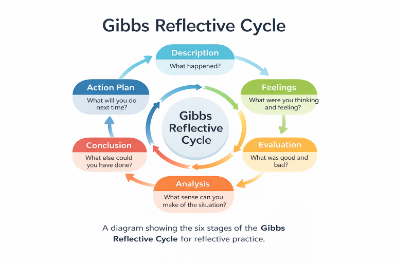 Gibbs Reflective Cycle: A Simple Step-by-Step Guide With Academic ...