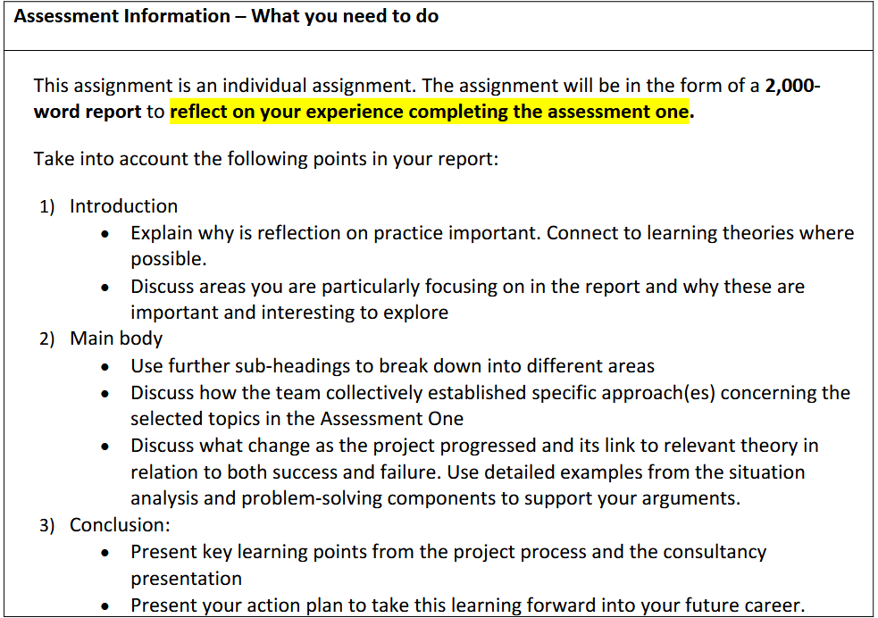 Uk assignment structure