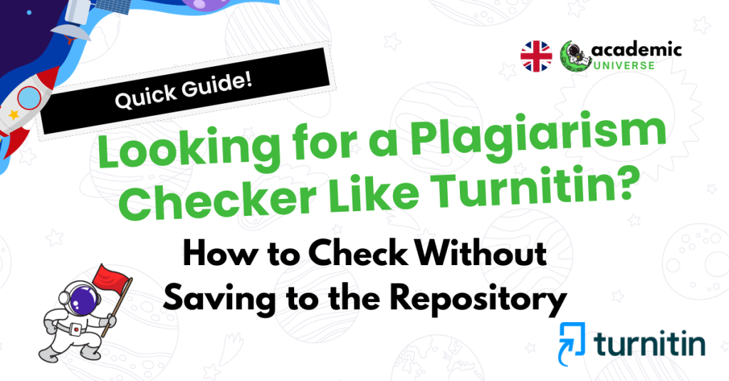 Looking for a Plagiarism Checker Like Turnitin