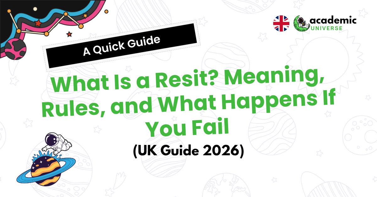What Is a Resit? Meaning, Rules, and What Happens If You Fail (UK Guide 2026)